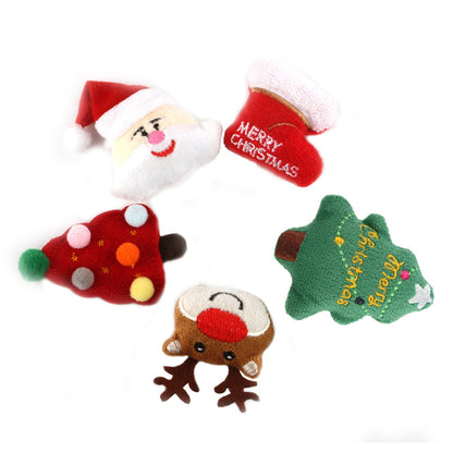 New Pets Christmas Plush Cat Toys