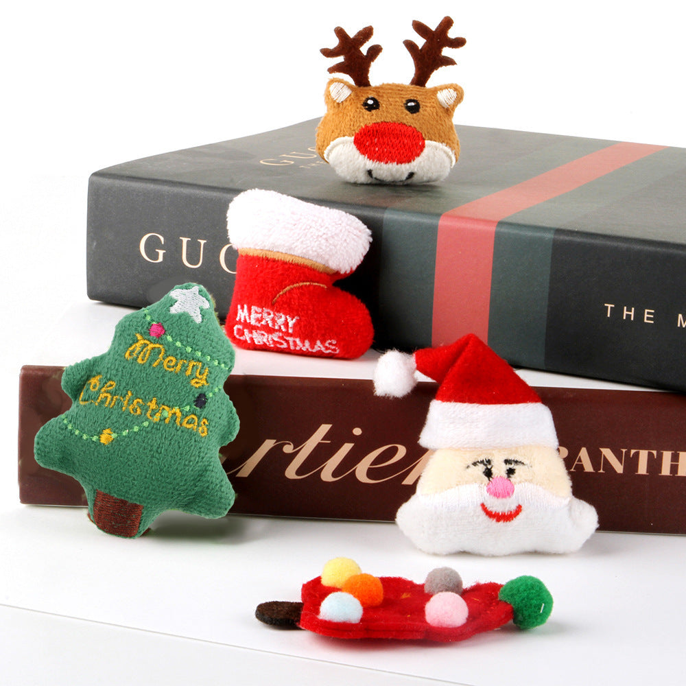 New Pets Christmas Plush Cat Toys