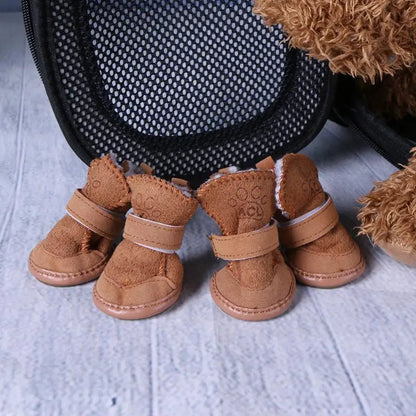 Thick Snow Pet Shoes Dogs Animal Warming Shoes