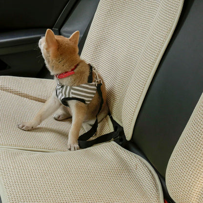Dog car seat belt safety protector