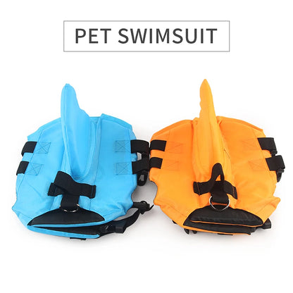 Dog Life Vest Summer Shark Pet Life
