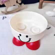 Elevated Dog Bowl Double Layer - Non-Slip Pet Food Water Bowl