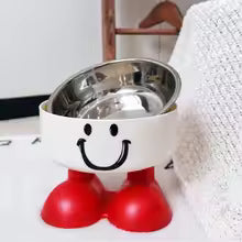 Elevated Dog Bowl Double Layer - Non-Slip Pet Food Water Bowl