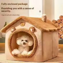 All Season Dog House Style Bed